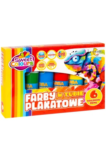 Otocki Farby plakatowe w tubie 6 x 30 ml