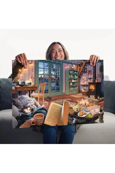 Puzzle 500 el. 2D Przytulne miejsce Ravensburger