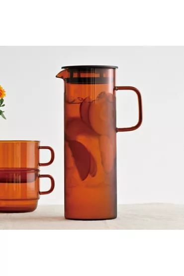 Hario Colors Cold Brew Pitcher Dzbanek do Cold Brew Bursztynowy 800 ml