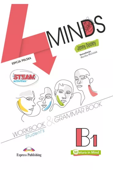 4 Minds B1. Zeszyt �wicze� papierowy (wersja dla ucznia) + DigiBook (kod) - Jenny Dooley