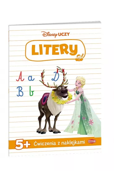 Disney uczy Kraina Lodu �wiczenia z naklejkami Litery
