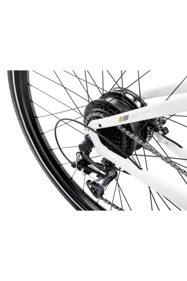 Romet Rower elektryczny E-ORKAN D 1.0 504WH bia�y 19 L