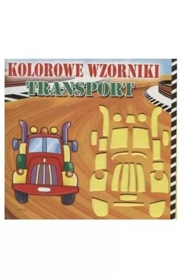 Ksi��eczka kolorowe wzorniki transport