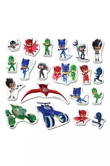 Maksik Magnesy PJ Masks zasady bohaterw 20 szt.
