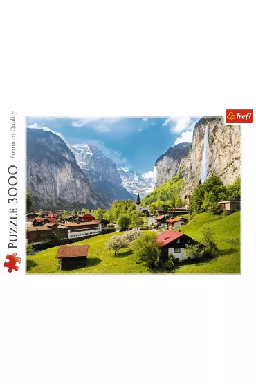 Puzzle 3000 el. Lauterbrunnen, Szwajcaria Trefl