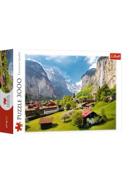 Puzzle 3000 el. Lauterbrunnen, Szwajcaria Trefl