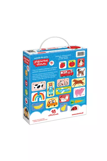CzuCzu Puzzle do pary Pierwsze sowa 18m+ Bright Junior Media