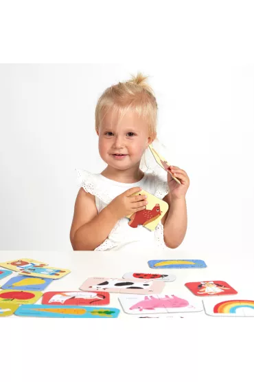 CzuCzu Puzzle do pary Pierwsze sowa 18m+ Bright Junior Media