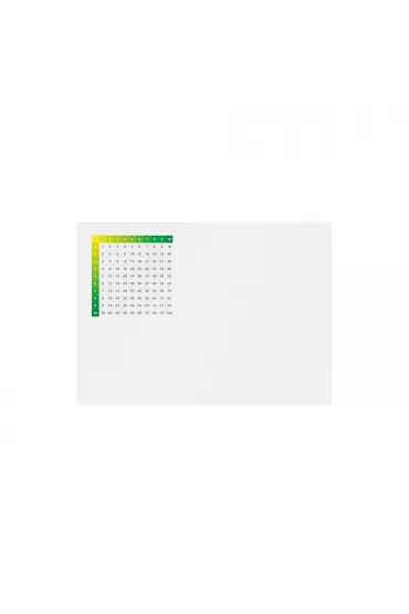 MemoBe Mata na biurko ochronna kolor mleczny mno�enia 70x50 cm