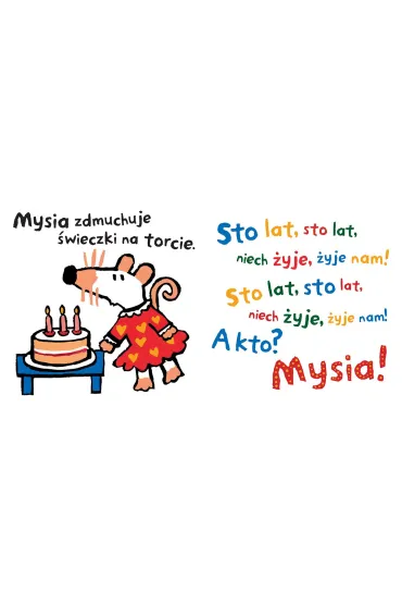 Sto lat, Mysiu! Ksi��ka pop-up - Lucy Cousins
