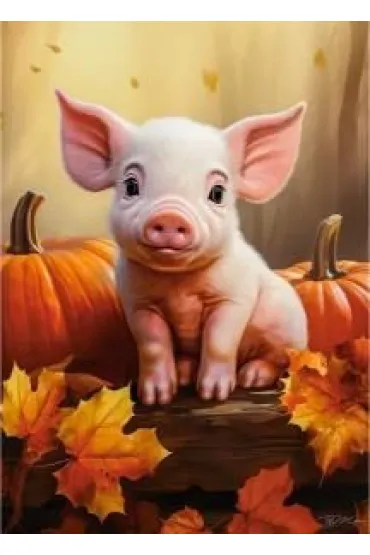 Puzzle 60 el. Cute Fall Piglet Castorland