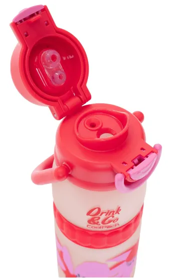 Patio Bidon 740ml Coolpack Sphera Flores Rosa