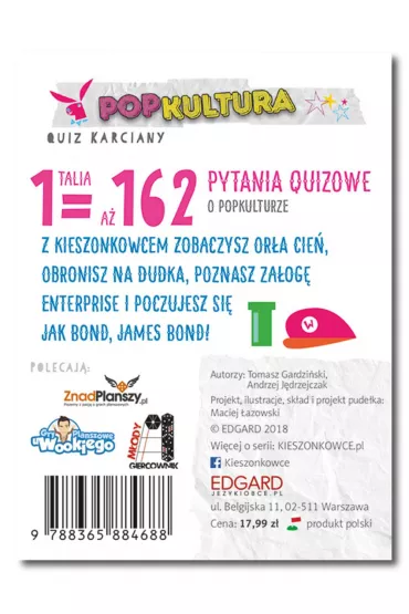Kieszonkowiec rozrywkowy. Popkultura - Ma�gorzata Ch�opa�
