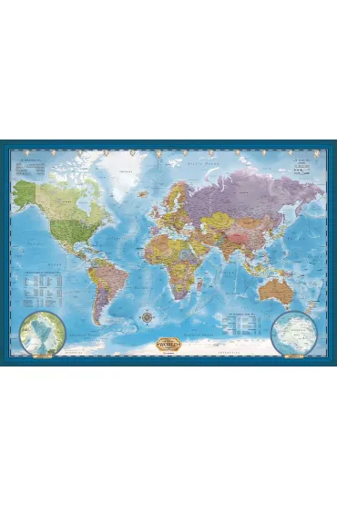 Puzzle 5000 World Map 8520-5890 Eurographics