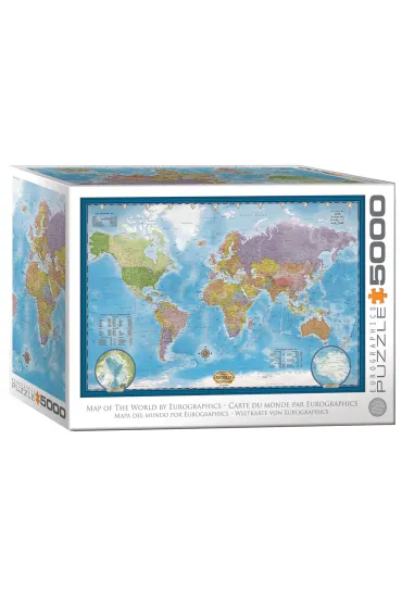 Puzzle 5000 World Map 8520-5890 Eurographics