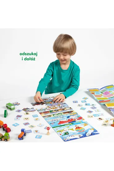 Puzzle 60 el. Tak dzia�a transport Bright Junior Media