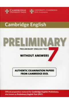 Cambridge English Preliminary 7 SB w/o ans