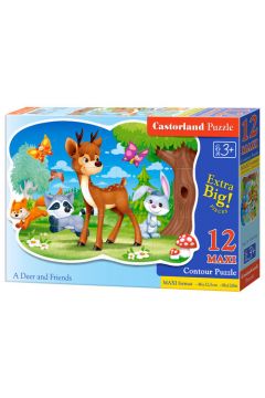 Puzzle 12 el. Deer and Friends Castorland