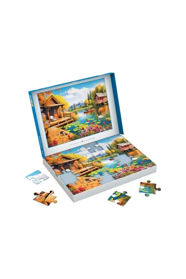 Puzzle 24 Lake Cottage by Lauai 6724-6016 Eurographics
