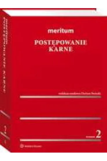 Meritum Post�powanie karne - Dariusz �wiecki