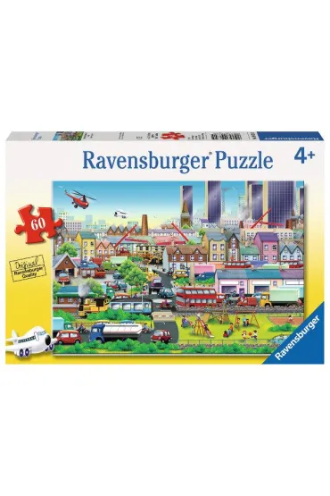 Puzzle 60 el. Zapracowana okolica 096305 Ravensburger