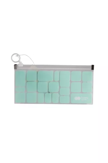 Happy Color Teczka z tworzywa z suwakiem TRENDY, Mint Green, B6