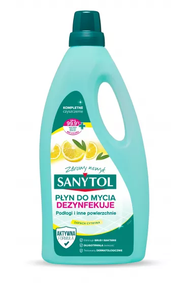 Sanytol P�yn do pod��g i innych powierzchni o zapachu cytryny 1 l