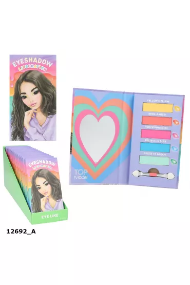 Cienie do powiek Top Model z lusterkiem i aplikatorem BEAUTY&ME 12692A Depesche