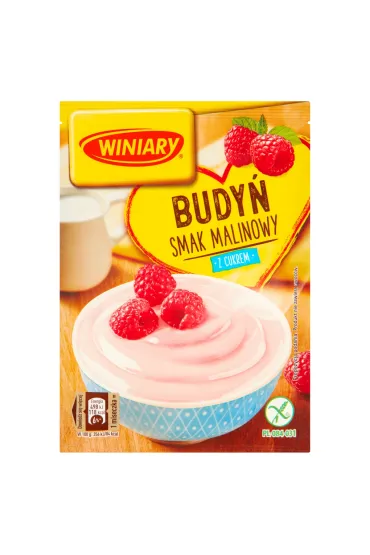 Winiary Budy� z cukrem smak malinowy 60 g