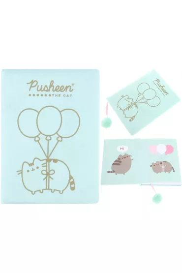 Notes pluszowy A5 Pusheen linia 96 kartek