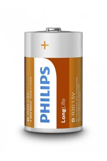 Philips Bateria R20 1.5V 2 szt.