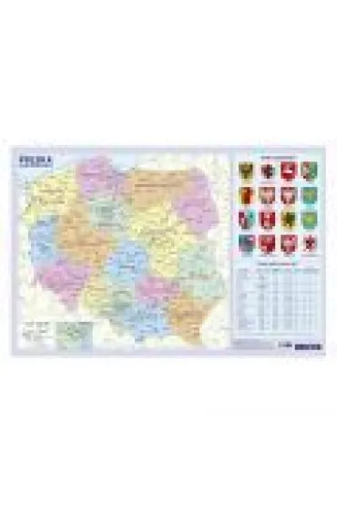 Demart Podk�adka na biurko - Polska podzia� administracyjny