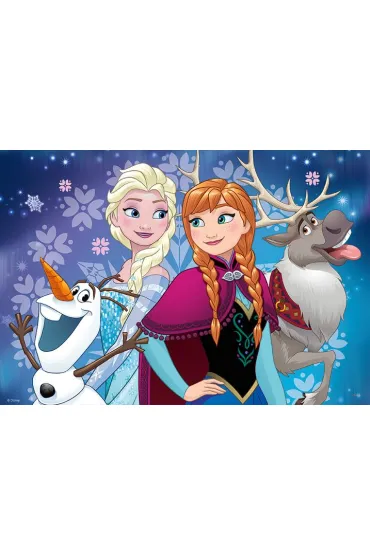 Puzzle 2x24 el. Kraina Lodu. Przyjaciele Ravensburger
