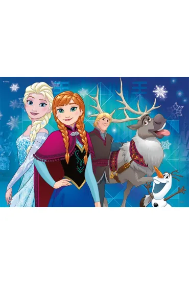 Puzzle 2x24 el. Kraina Lodu. Przyjaciele Ravensburger