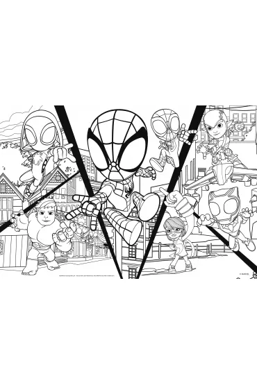 Puzzle dwustronne 24 el. PLUS Spidey Let`s Challenge Lisciani