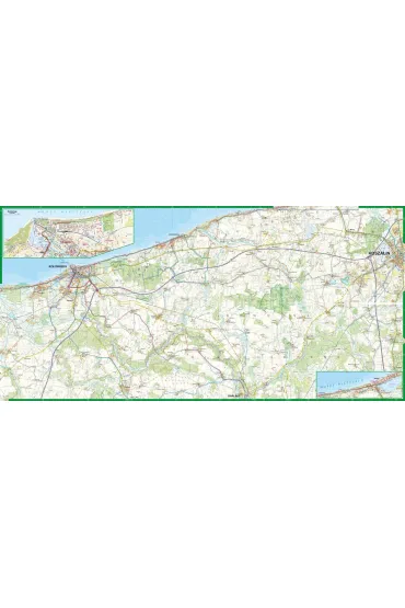Wybrze�e �rodkowe. Cz�� zachodnia. Mapa turystyczna w skali 1:50 000