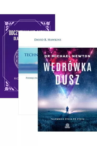 Pakiet: Odczytywanie aury dla pocz�tkuj�cych, Technika uwalniania. Podr�cznik rozwijania �wiadomo�ci, W�dr�wka dusz. Tajemnice �ycia po �yciu