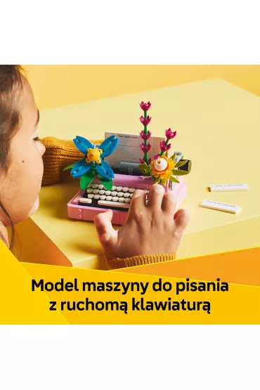 LEGO Creator 3 w 1 Maszyna do pisania z kwiatami 31169