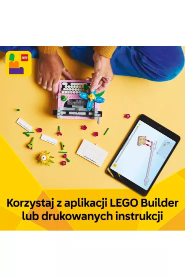 LEGO Creator 3 w 1 Maszyna do pisania z kwiatami 31169