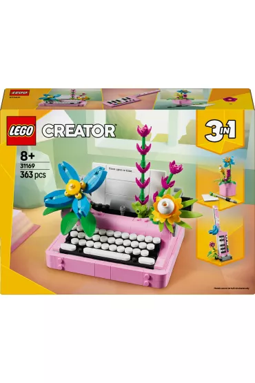 LEGO Creator 3 w 1 Maszyna do pisania z kwiatami 31169