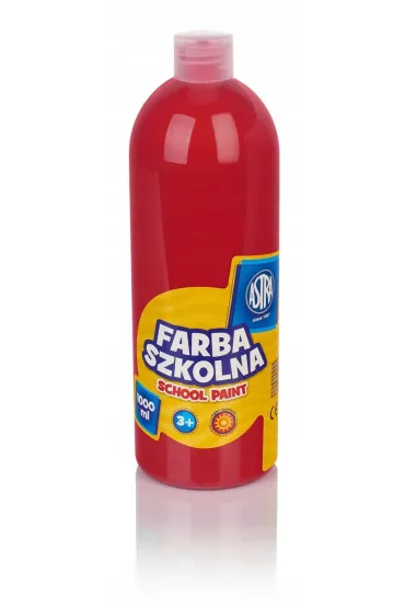 Astra Farba Szkolna czerwony 1000 ml