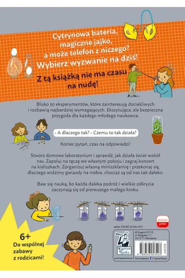 Kapitan Nauka. Cytrynowa bateria i inne eksperymenty - Krzysztof Minge, Natalia Minge