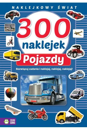 300 naklejek. pojazdy