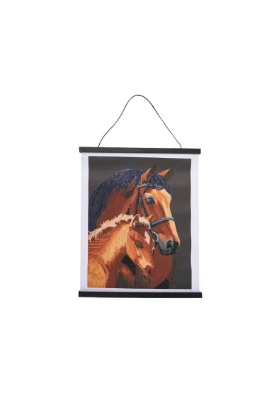 Epee Plakat z mozaik� diamentow� Konie 35x45cm