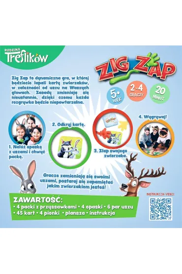 Gra Zig Zap Rodzina Treflik�w 02821