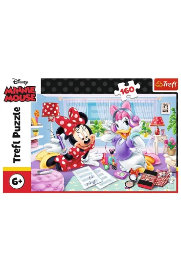 Puzzle 160 el. Dzie� z przyjaci�k� Trefl