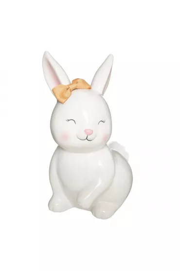 Bia�a skarbonka Rabbit Atmosphera
