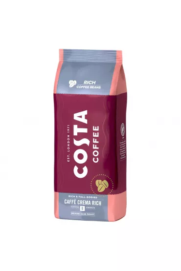 Costa Coffee Kawa ziarnista Crema Rich 1 kg