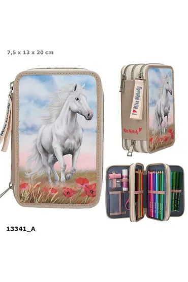 Depesche Pi�rnik potr�jny z wyposa�eniem Miss Melody Poppy Sand 13341A