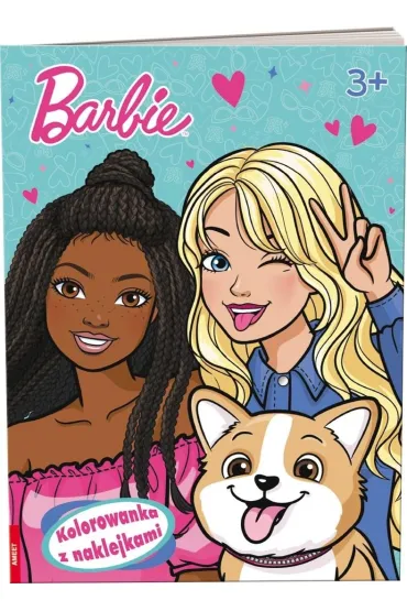 Mattel Barbie. Kolorowanka z naklejkami